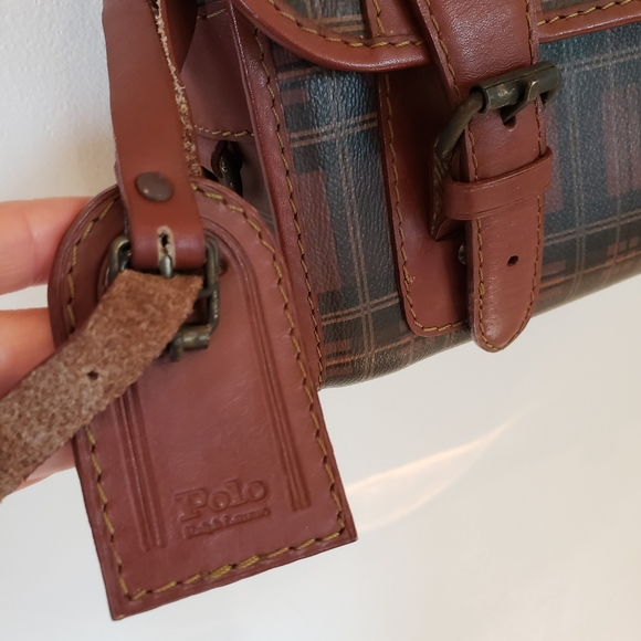 Vintage plaid Polo Ralph Lauren shoulder bag - Picture 3 of 4